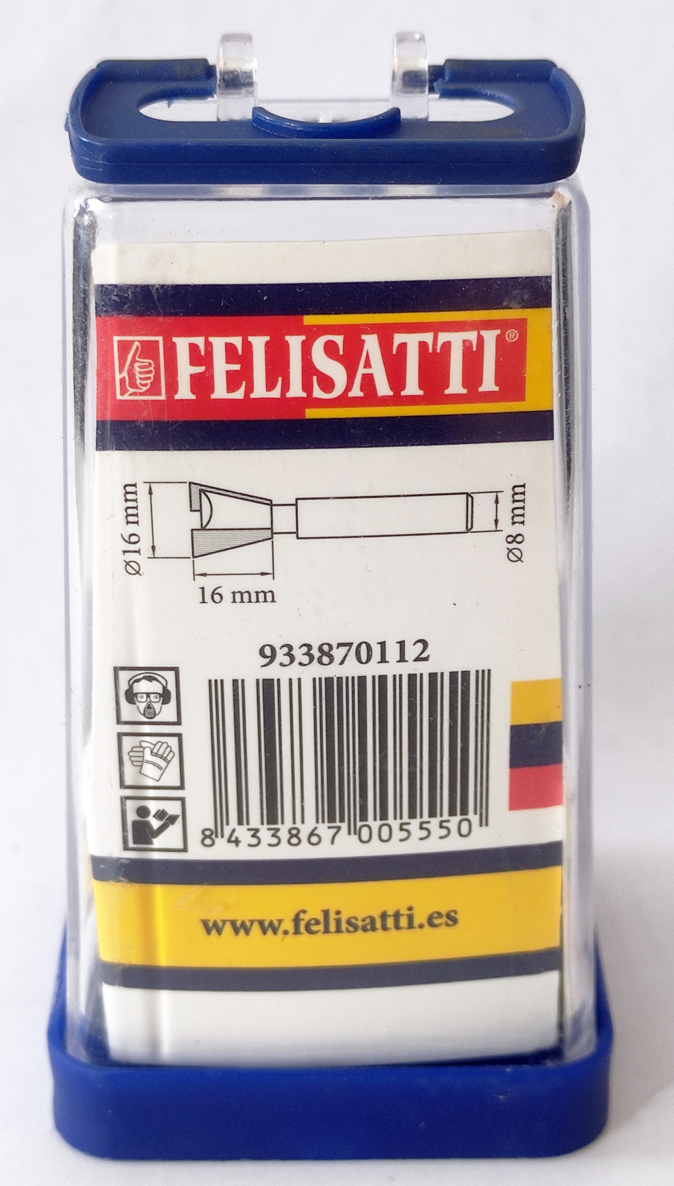 Фреза ИНТЕРСКОЛ "ласточкин хвост", 16х16х8 мм (933870112)