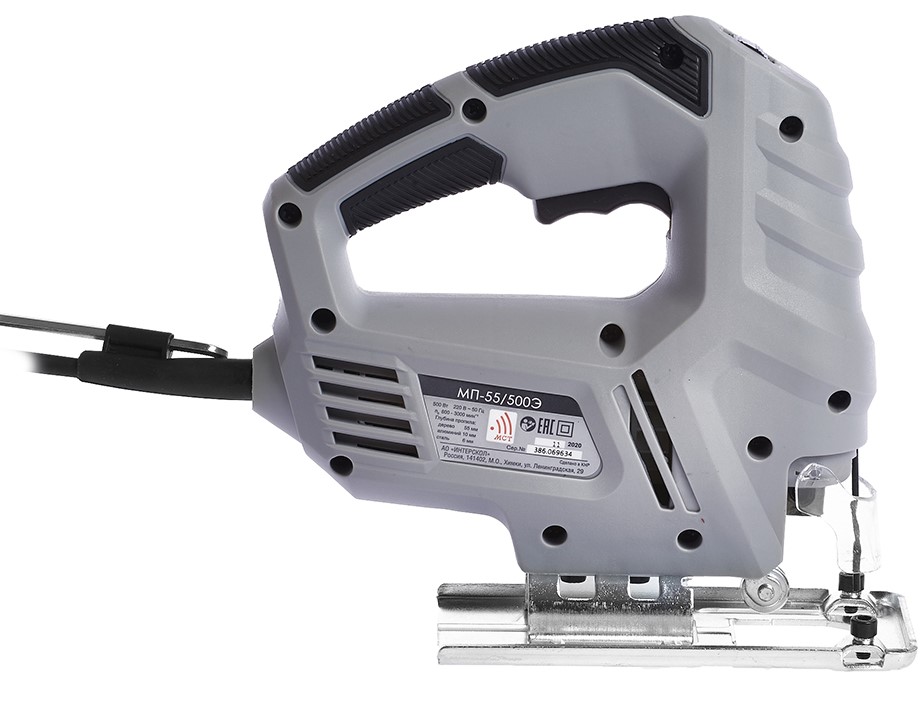 Лобзик ИНТЕРСКОЛ МП-55/500Э, 500 Вт, 3000 ход/мин, 55 мм (386.1.1.00)