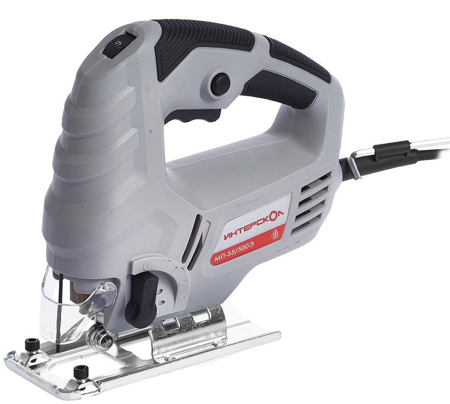Лобзик ИНТЕРСКОЛ МП-55/500Э, 500 Вт, 3000 ход/мин, 55 мм (386.1.1.00)
