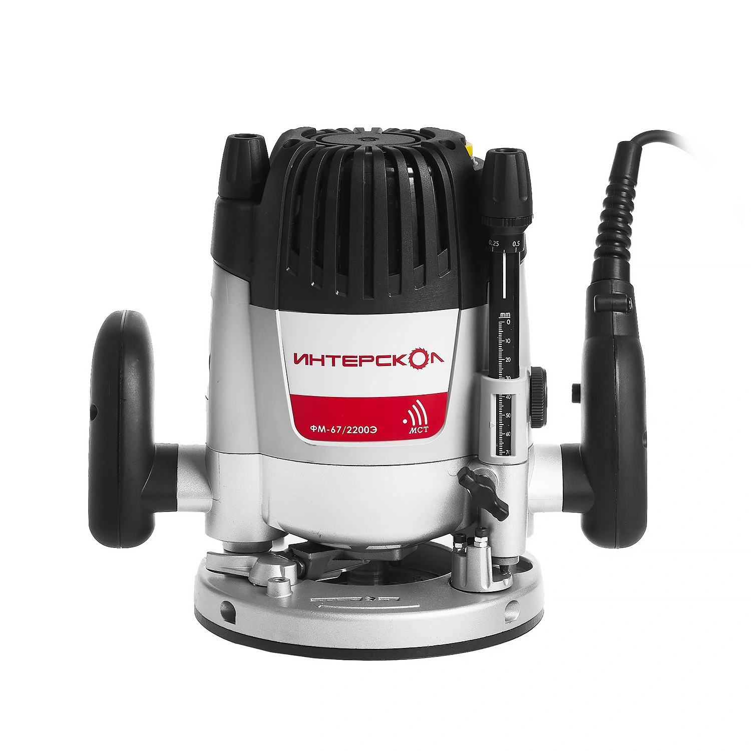 Фрезер универсальный ИНТЕРСКОЛ ФМ-67/2200Э, 2200 Вт, 21000 об/мин, 67 мм (121.1.0.00)