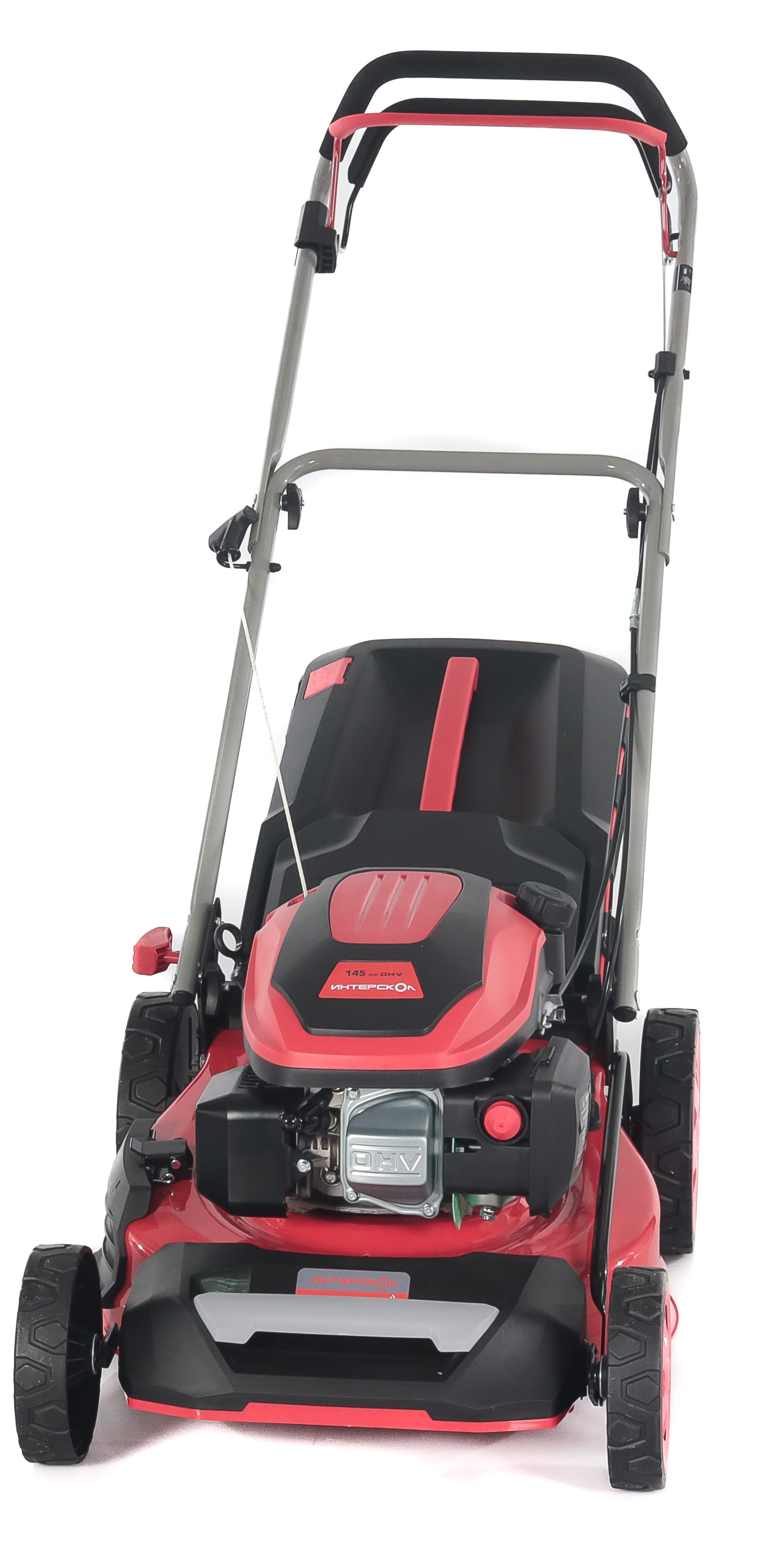 Бензиновая газонокосилка ИНТЕРСКОЛ ГБ-46/145СБ, 3.5 л.с., 145 см³, 3000 об/мин, 60 л (928.0.0.70)