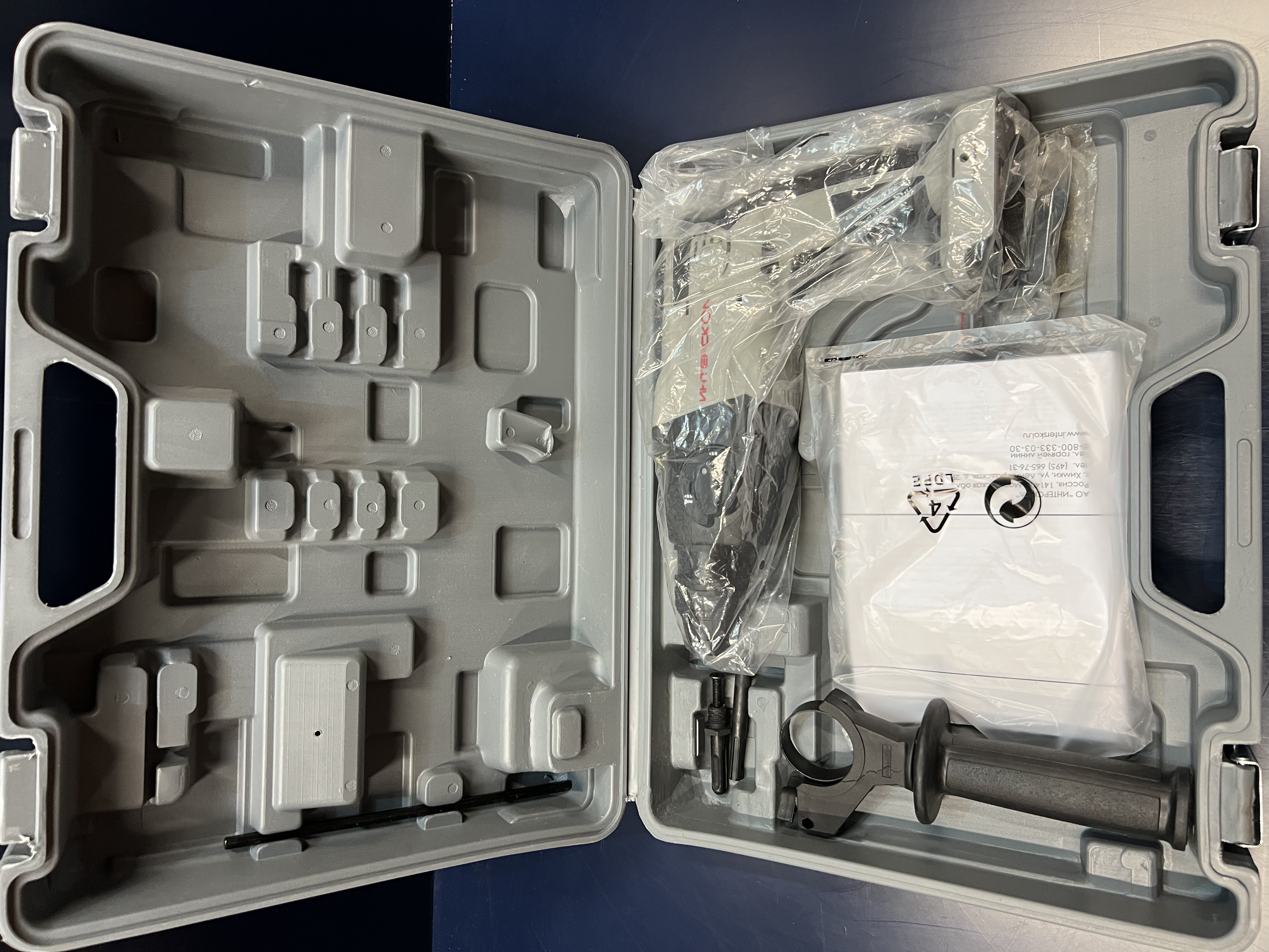 Аккумуляторный перфоратор ИНТЕРСКОЛ ПА-18/18Л2, 18 В, 1.3 Дж, 6900 уд/мин, без АКБ и ЗУ, в кейсе (УЕНЕННЫЙ ТОВАР) (329.0.0.74/U2)