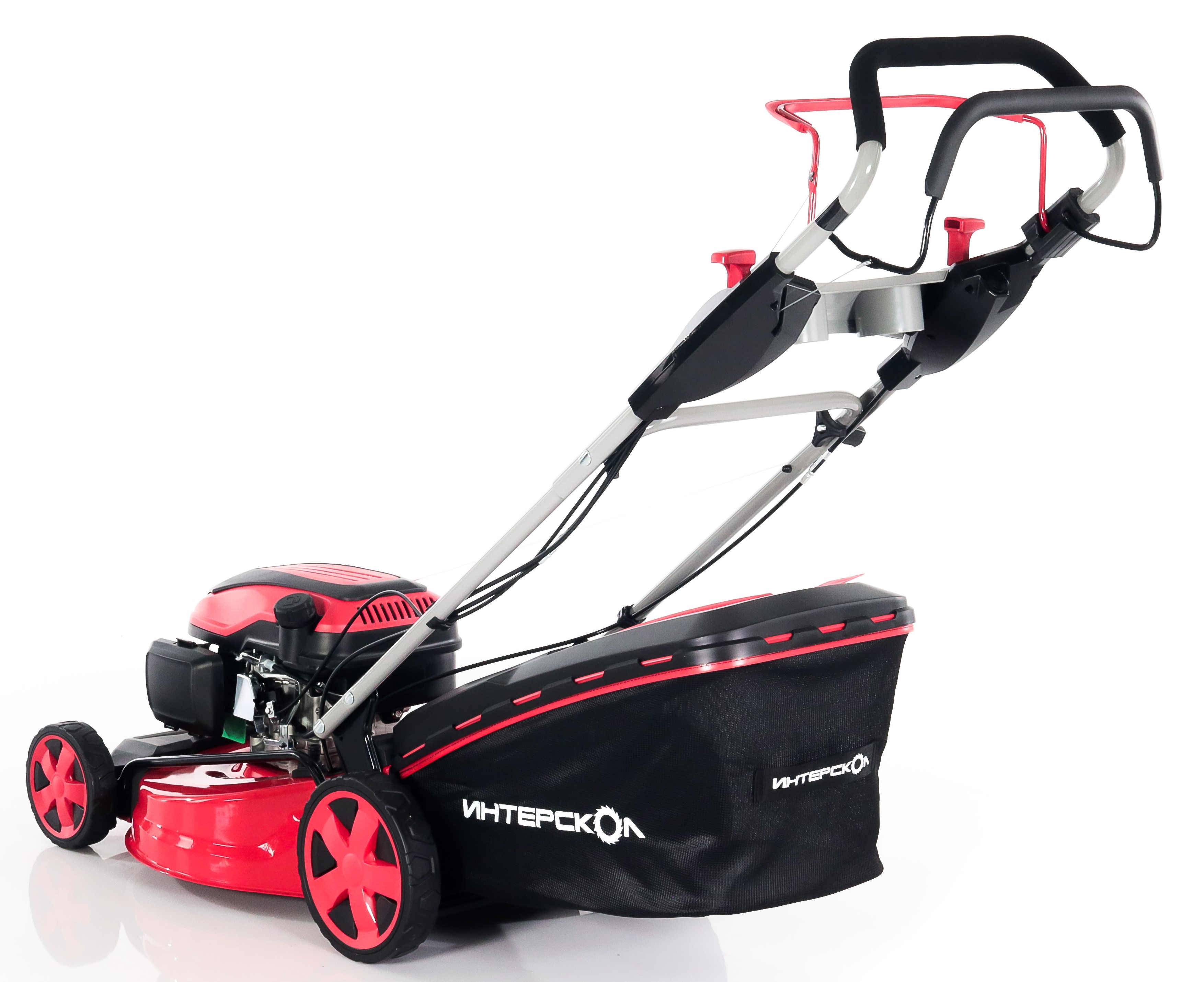 Бензиновая газонокосилка ИНТЕРСКОЛ ГБ-51/170ВБ, 3.94 л.с., 170 см³, 3000 об/мин, 60 л (930.0.0.70)