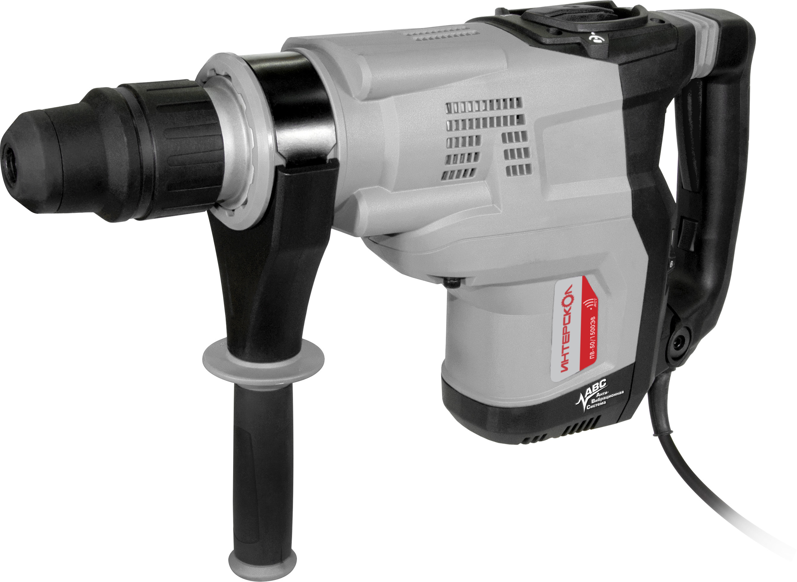 Перфоратор ИНТЕРСКОЛ ПВ-50/1500ЭВ, 1500 Вт, 15 Дж, 3000 уд/мин (829.1.0.70)
