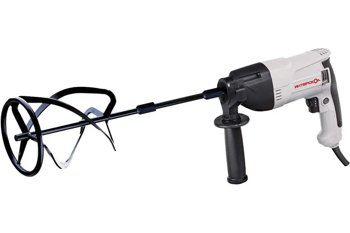 Дрель-миксер ИНТЕРСКОЛ Д-16/850ЭР, 850 Вт, 1000 об/мин (438.1.0.00)